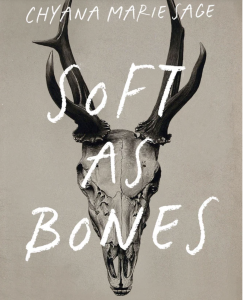 Cover of a book with a picture of a deer skull with antlers
